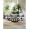International Concepts Outdoor 3 Piece Patio Furniture Set Including a Coffee Table and 2 Swivel Rocking Chairs KODOT-12RC-201SW-2 - alternate 4